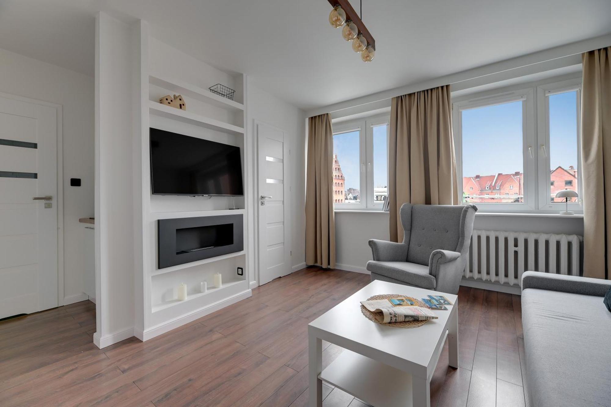 Motlawa Bulvar Residence Z Widokiem Na Rzeke Motlawa By Downtown Apartments Gdańsk Extérieur photo