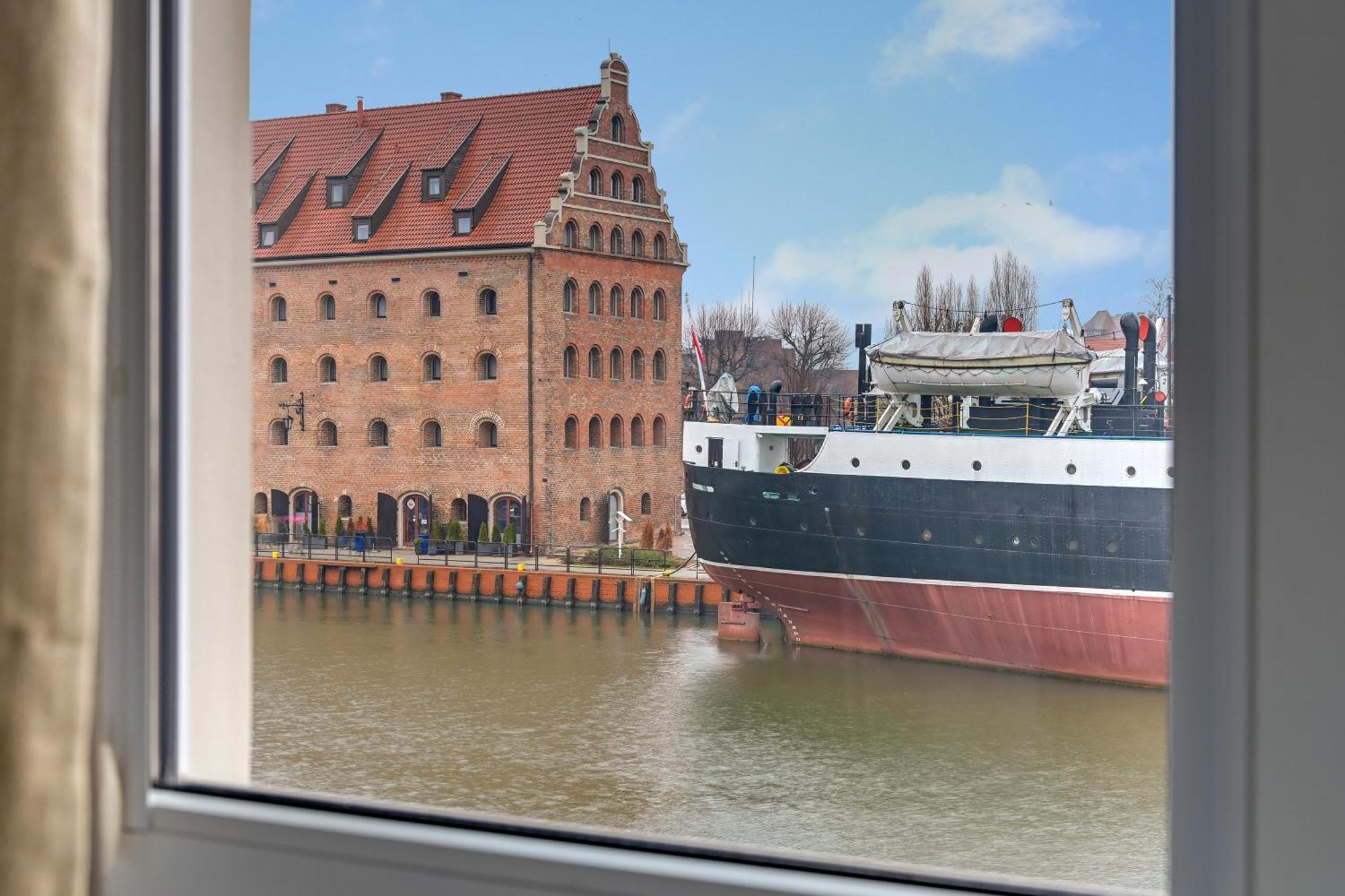Motlawa Bulvar Residence Z Widokiem Na Rzeke Motlawa By Downtown Apartments Gdańsk Extérieur photo
