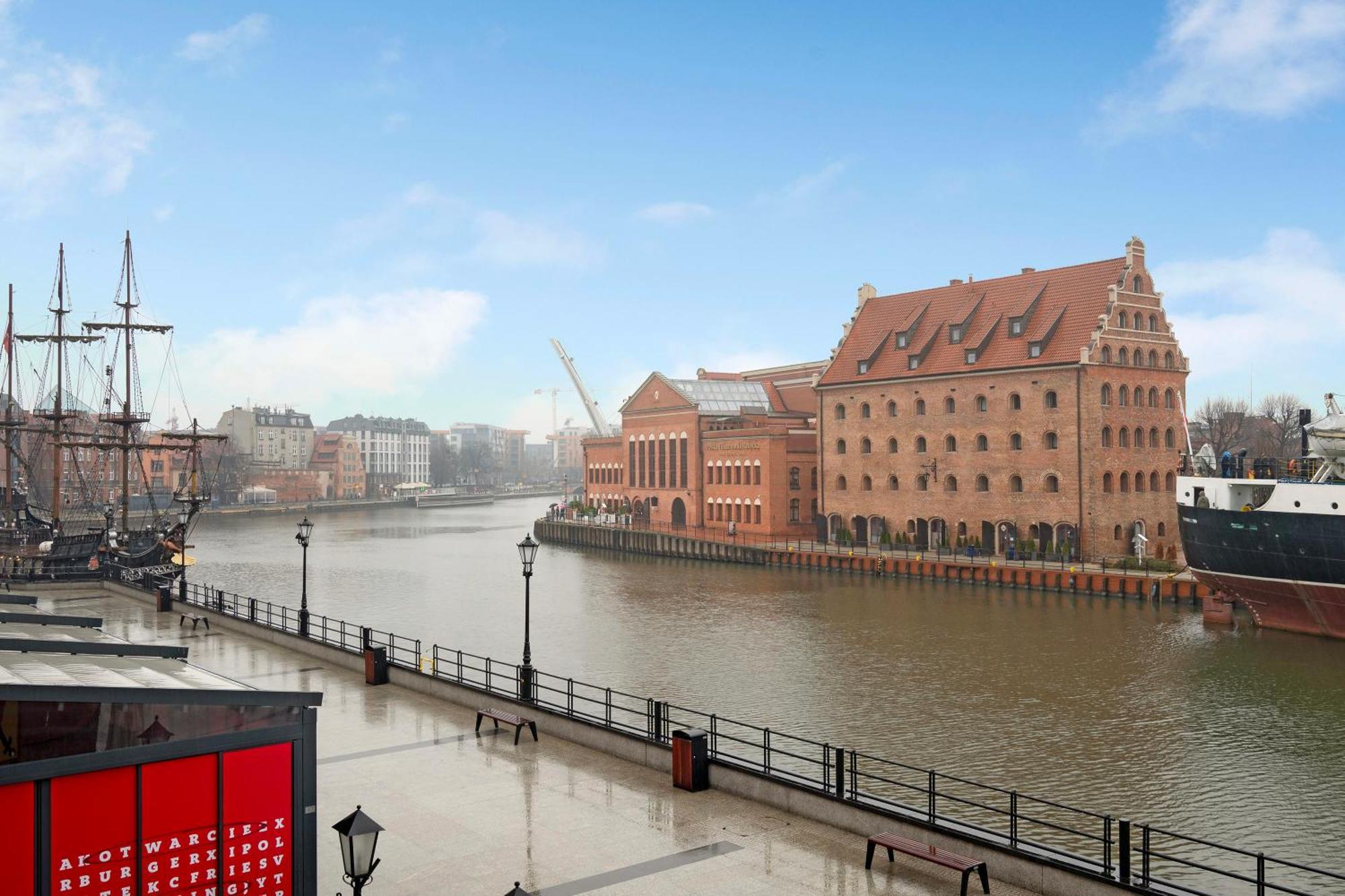 Motlawa Bulvar Residence Z Widokiem Na Rzeke Motlawa By Downtown Apartments Gdańsk Extérieur photo